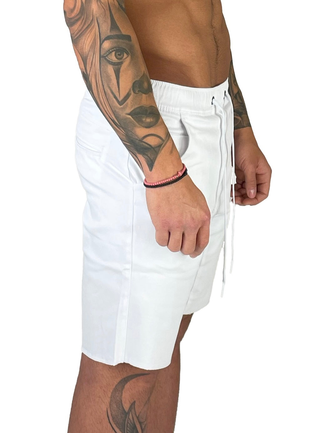 CASUAL SHORTS | CRYSTAL WHITE
