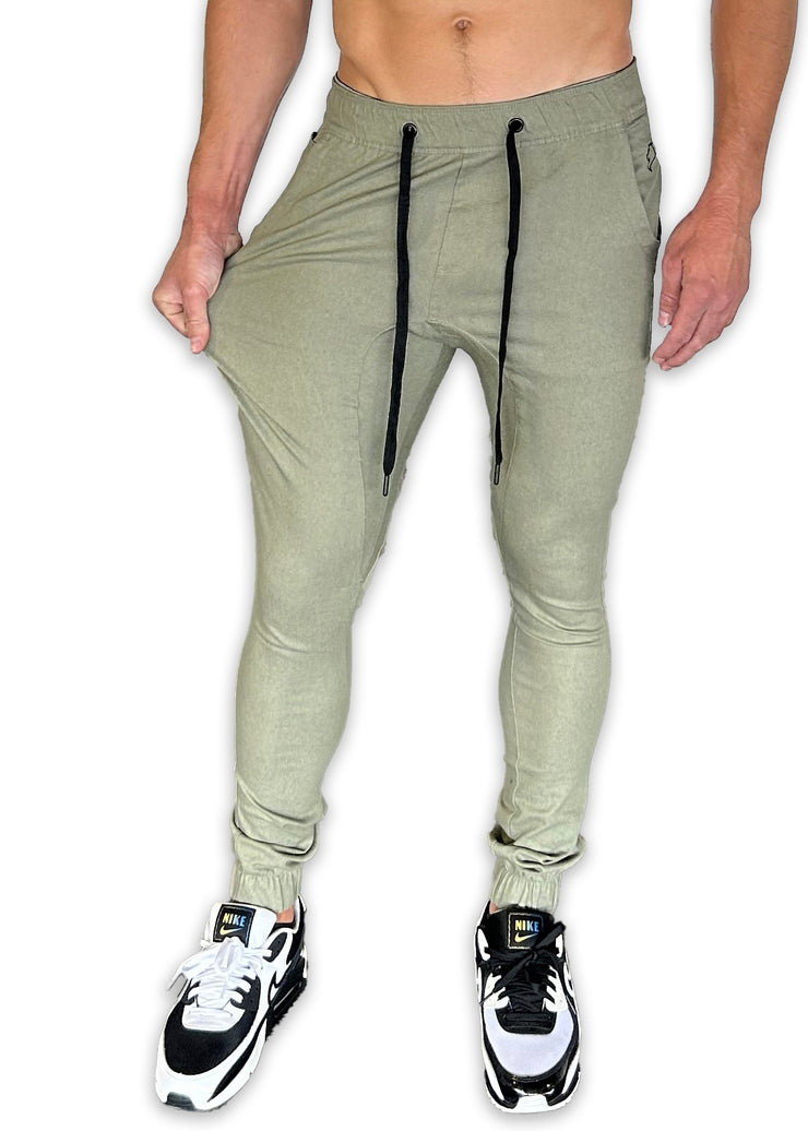 Jogger | Skinny Fit | Moss