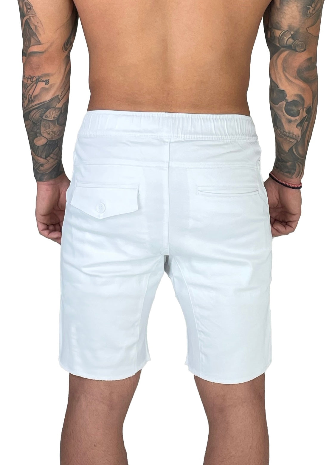 CASUAL SHORTS | CRYSTAL WHITE