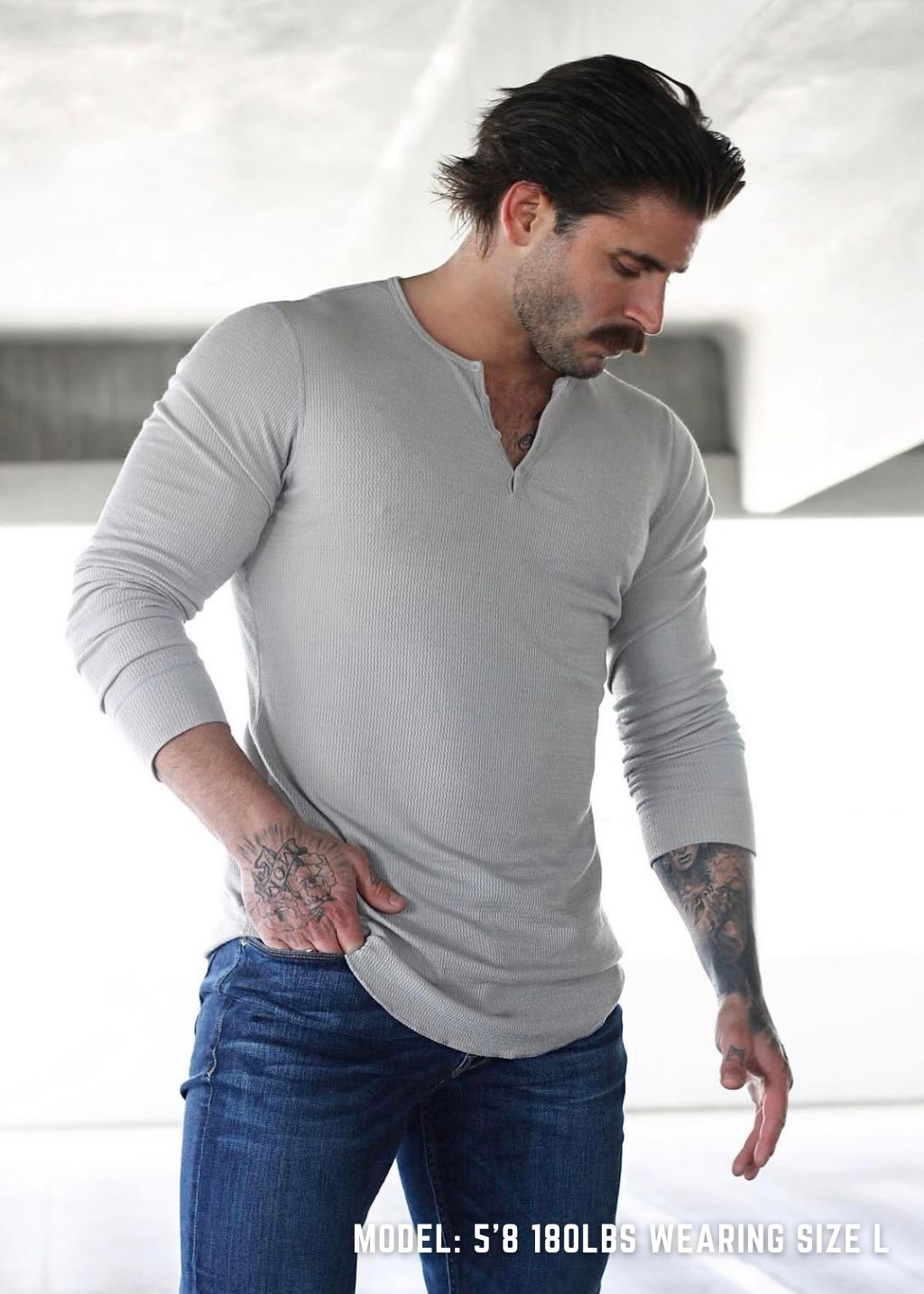 LONG SLEEVE | SKY GREY