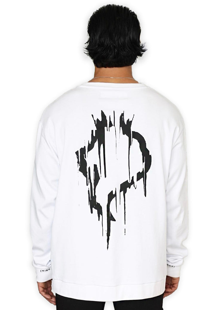 Drip Sweater | Dove White