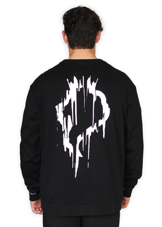 Drip Sweater | Obsidian Black