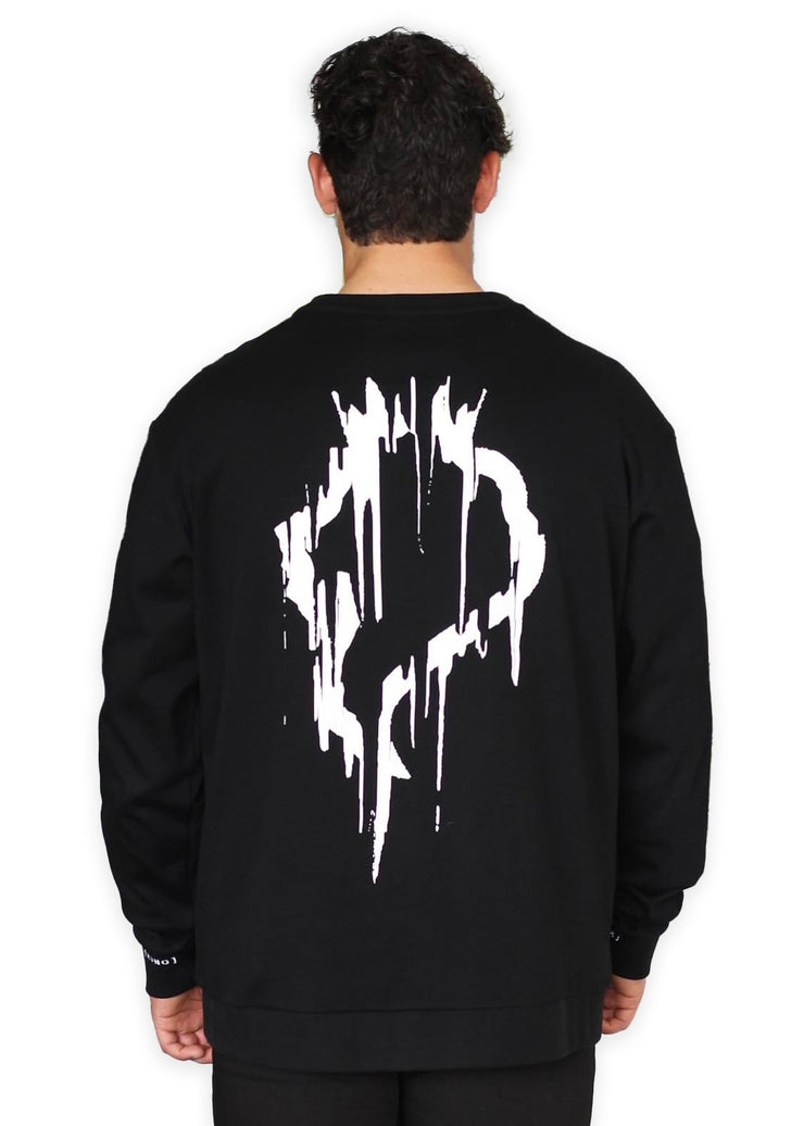 Drip Sweater | Obsidian Black