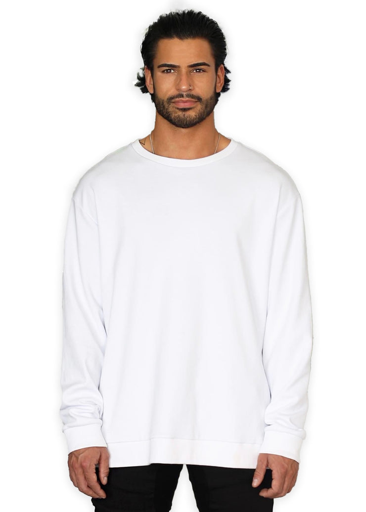 Drip Sweater | Dove White